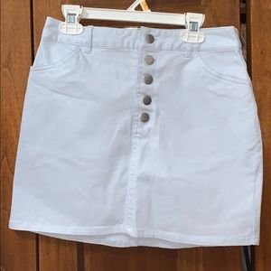 Forever 21 baby blue jean skirt